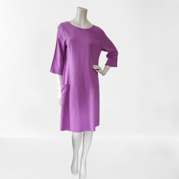 Soft Surroundings Carpe Diem Shift Dress Womens XS Lilac Orchid Purple - Picture 4 of 14
